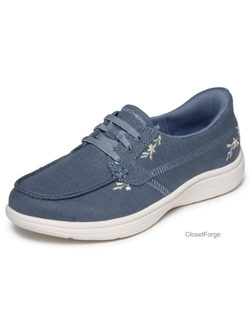 Hands Free Slip-on Comfort Boat Shoes with Heel Pillow